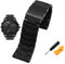 MGTCAR Uhrenarmband für Diesel DZ7370 DZ7395 DZ 7430 DZ7396 Herren großes Zifferblatt Kieselgel feiner Stahl Uhrenarmband 28 mm, 28mm, Achat