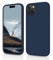 HiiVeet Silicone Case Designed for iPhone 15 Case,6.1 inch,Ultra Slim Shockproof Protective Liquid Silicone Phone Case with Soft Anti-Scratch Microfiber Lining，Navy Blue