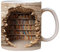 Eteslot Tazza da scaffale - Tazza da caffè da scaffale per Biblioteca - Tazza da Latte in Ceramica, Tazza da tè - Tazza da caffè per Amanti dei Libri con Effetto - Regali per Tazze da Libro