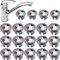 Heiß-/kaltanzeige Für Wasserhähne, 20 Pcs Universal Heiß- Und Kaltschilder Indexknöpfe Für Küchenwaschbecken Wasserhähne Ersatzteil