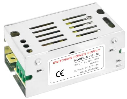 led trafo 12v 1A, led transformator 12w, trafo 230v auf 12V 12W, netzteil 12v für G4 GU5.3 MR11 MR16, kein Flimmern, Kein Rauschen, Treiber Schaltnetzteil für LED-Streifen, Nicht Dimmbar