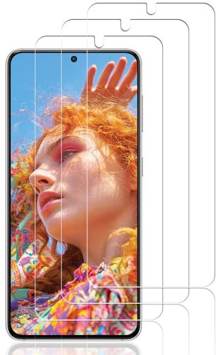 Beukei 3 Stück Panzer Schutz Glas für Samsung Galaxy S21 5G, Tempered Glass Handy Folie,[9H Härte][HD Klare][Blasenfrei][Anti-Kratzen] Film