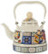 Kichvoe Thickened Enamel Kettle Stovetop Tea Kettle with Handle Vintage Design Even Heat Distribution Suitable for Induction Open Flame Easy to Clean Elegant Kitchen Accessory