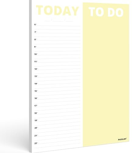 PACKLIST® Tagesplaner Perpetuell A4: Agenda Tag pro Seite mit Stundenplan, Aufgaben & TO DO TODAY. Idealer Tagesorganisator für Produktivität. Organisieren Sie Ihren Tag effektiv!