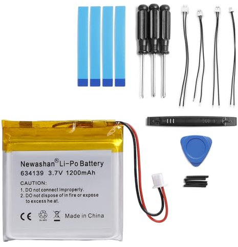 NEWASHAN Batterie SM-03 SP624038 Compatible avec Sony Casque Bluetooth sans Fil WH-1000XM3 WH-1000XM4 WH-XB900N WH-CH710N/B WH-H910N 1200mAh 3,7V Li-ION Lipo Accu Piles