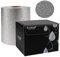 Blackbomb - Alufolie Friseur, Geriffelte und Embossed Rolle 100m, Friseurfolie Silber, Strähnenfolie für Friseur, Alufolie für Strähnen, Aluminiumfolie für Friseursalon, Friseur Folie Strähnen