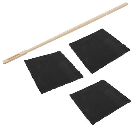 BESTonZON Reinigungsset Für Querflöten 1 Set Flötenreinigungsstab Flötenreinigungstuch Ideales Flötenreinigungswerkzeug Für Die Pflege Und Reinigung Ihrer Langlebig Und Effektiv