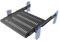 JINGCHENGMEI 1U Sliding Rack Shelf for 19 Server Rack Mount Cabinet 15-22 Adjustable Depth 4 Post Rack Mount,Disassembled, Black