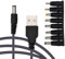 THINCAN Cable convertidor USB a 5 V 9 V 12 V USB hasta 8 unidades para router ventilador LAUPNE WiFi cargador conector
