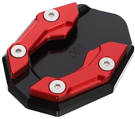 Cabilock Motorrad-ständerfuß Seitenständer-verlängerungspolster Stützplatte Für Motorrad Fuß-seitenständer-vergrößerungspad