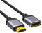 Zqxnt Cable de video compatible con HDTV 2.1 de 48 Gbps, velocidad rápida, 8 K, 60 Hz, para televisores de alta definición, tabletas y consolas de juegos, cable adaptador para laptop