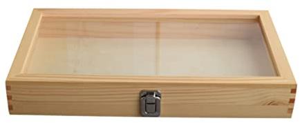 Schmetterlingsvitrine mit Glasdeckel, Staubdicht für Sammelobjekte | Vintage, Filigranes Design, Transparente Abdeckung, für Pflanzen und Schmuck, Tischdekoration