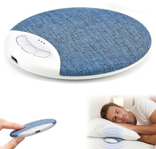 Yizemay Under-Pillow Speaker For Sleep, Bluetooth Pillow Speakers for Sleeping, Bone Conduction Sound Wireless Thin Sleep Timers, Private Audio Sleep Aid for Side Sleepers, Tinnitus & Insomnia.