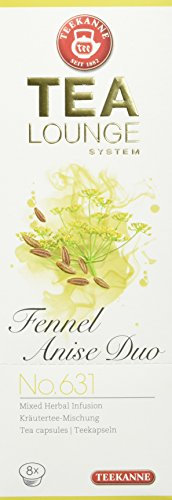 TEEKANNE TEALOUNGE System Fennel Anis Duo No. 631, 6er Pack (6 x 22 g)
