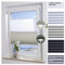 ourdeco® Kombi Doppel-Plissee / 100 x 130 cm beige/weiß/lichtdurchlässig, Blickdicht, verdunkelnd/Farben: Weiß-Weiß, Beige-Weiß/Klemmen=Montage ohne Bohren=Smartfix=Klemmfix-Plissee=Easy-to-fix