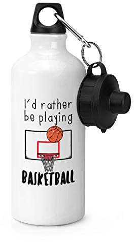 Gift Base I'd Plutôt Être Jouer Basketball Bouteille Sports