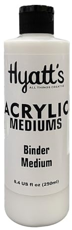 Hyatt's Acrylic Binder Medium, 8 Ounce Bottle