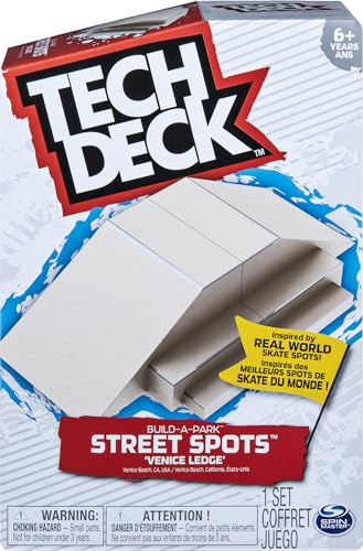 TECH DECK, Build-A-Park Street Spots, Venice Ledge, Rampas y bicicletas, multicolor (20115586)