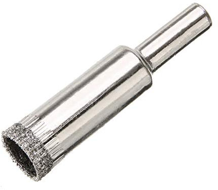 TOOLSTAR Diamond Hole Saw, 15MM Tile Hole Cutter Diamond Coated Hole Saw Drill Bits Extractor Remover Tools for Tiles Marble Glass - Pack of 2