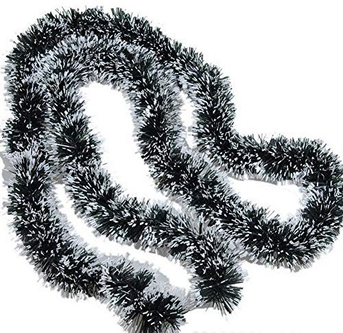 Suneast 2M Deco Weihnachtsgirlande, Schnee gekippt Grün Tannengirlande Künstlich Dekogirlande für Kamin Treppe Garten Hof Xmas Baum Dekorationen