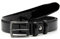 Red Bridge Herren Gürtel Ledergürtel Lack-Gürtel Leather Belt RBC Premium Schwarz 90