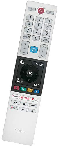 ALLIMITY CT-8533 RC42150 Remote Control Replace for Toshiba Ultra HD TV 55V5863DB 55U5863DB 55X9863DB 55U7863DB 65U6863DB 55V6863DB 49V5863DB 49U6863DB 49L3863DB 43L2863DB 32W3863DB