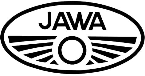 myrockshirt 2X Jawa ca. 20cm Schriftzug Logo Aufkleber für Motorrad Bike Roller Mofa Sticker Decal Tuningaufkleber