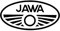 myrockshirt 2X Jawa ca. 20cm Schriftzug Logo Aufkleber für Motorrad Bike Roller Mofa Sticker Decal Tuningaufkleber