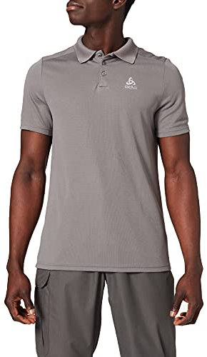 ODLO Wandershirt Herren F-Dry I Funktionsshirt Wandern Atmungsaktiv I Polo Shirt