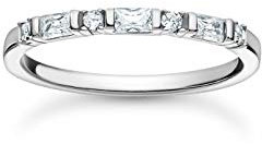 THOMAS SABO Ring weiße Steine 925 Sterling Silber TR2348-051-14-48