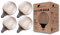 greenandco 4x Vintage Design LED Lampe silber gemustert | Rauten | dimmbar | E27 G125 | 4W 270lm | CRI90+ | 2700K warmweiß | zur Stimmungsbeleuchtung | flimmerfrei | 360° | 230V