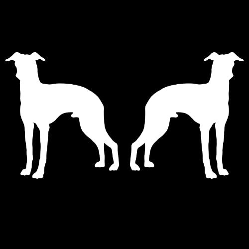 SHMAZ 16x8,5 cm Windhund Hund Aufkleber Kreative Auto Motorrad Dekorative Aufkleber