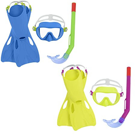 Bestway Crusader Essential Schnorchel-Set ab 3 Jahren (Größe: 24-27), sortiert