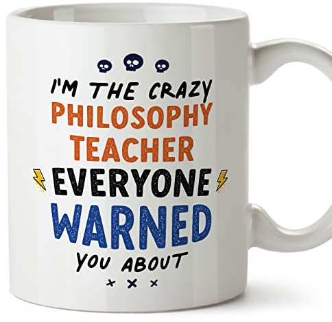 Mugffins Tassen/Becher mit Spruch für PHILOSOPHIELEHRERIN - Auf Englisch - Everyone warned you about - 11 oz / 330 ml - originelles und lustiges Geschenk Mitarbeiter