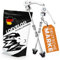 LOEVELOSI Fahrrad Schnellspanner leicht Vorderrad & Hinterrad Achse, MTB, Trekking und Rennrad, Quick Release Fahrrad Achsen Set mit Schnellverschluss Schnellspannset Vorne + Hinten Steckachse Silber
