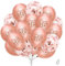 Girls 16th Birthday Balloons Rose Gold 16th Birthday Party Balloons for Girls 20 Pack by Wonsta