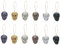 Garneck 12st -anhänger Halloween-baumschmuck Halloween-schäume Hängender Skelettkopf Halloween-Glitzer Halloween Hängende Schädelköpfe Halloween-schädel Schaum Partybedarf Mini