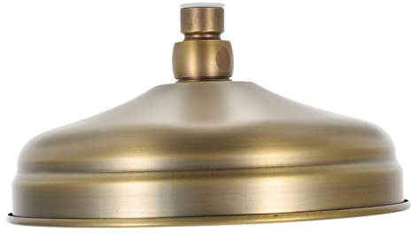OSALADI Soffione Doccia Spruzzatore Per Doccia Soffione Bagno Soffione a Pioggia Ad Alta Pressione Soffione Della Doccia Del Bagno Soffione a Pioggia Retrò Rame Grande Doccia