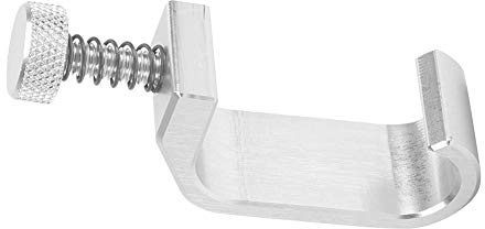 Morsetto per Portapacchi Vespa, Gancio per Portapacchi Posteriore per Moto Adatto per Vespa GTS 250 300 Argento (SILVER)