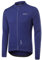 BERGRISAR Herren Fahrradtrikot Radtrikot Langarm für Frühling Herbst Rennrad MTB Mountainbike Trikots, Dunkelblau, XXL