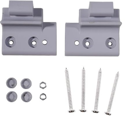 YUCKMZ Dachfenster Griffkonsole Set AF/BA 2skt Ersatzteil Kompatibel mit Braas Atelier-Fenster Grau