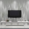 Anttyscar 3D Wellen Geprägte Tapete Vliestapete 6 Stück 3D mit Wasserpflanzen-Muster Moderne Minimalistisch Wallpaper mit 3D-Wellen Wanddekoration in Wohnzimmer Schlafzimmer und Büro,0,53m x 9,5m