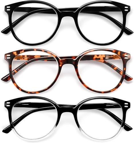 GIBLOGO Reading Glasses for Women/Men, Eyeglasses, Blue Light Readers for Women/Men, Computer Eye Glasses, Cheaters