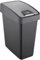 keeeper Cestino Premium con Coperchio Ribaltabile, Soft Touch, 25 L, 39,5 x 24 x 47,5 cm, Magne, Grigio (grafite)