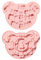 Stiesy 2 Pcs 11 Cavity Bear Food Grade Silicone Moulds Resin Casting Moulds Silicone Baking Moulds for Christmas Chocolate Candy Pudding Fondant Jelly Ice Making