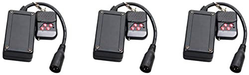 3 x 3 broches XLR Récepteur de télécommande sans pour brouillard DJ contrôleur de scène 400 W 900