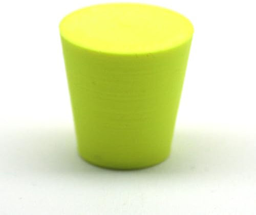 Generisch Bunte Schrankknöpfe Modell -Kegelstumpf Matt- für Schubladen und Schranktüren (3, Neon-Gelb E10)