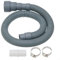Washing Machine Dishwasher Drain Waste Hose Extension Pipe Kit, Anti Aging, Great for Draining Gray, 70cm (70CM)
