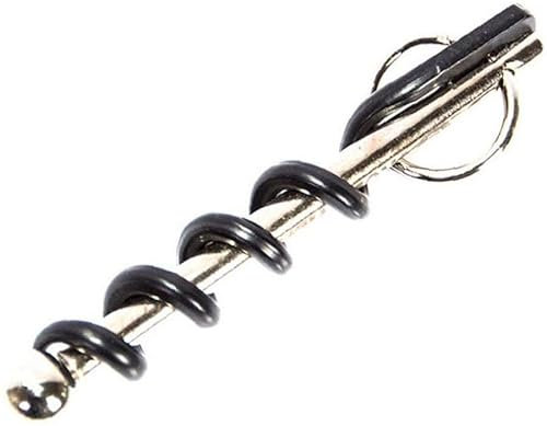 1 Pc Mini Tire-Bouchon à vin Rouge Bouteille de vin en Acier Inoxydable ouvre-boîte avec Porte-clés anneauUn Design Simple et raffiné