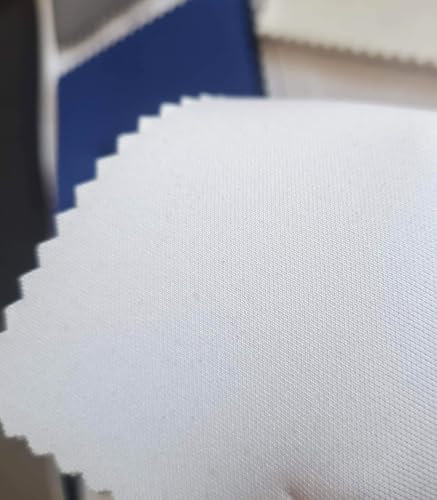 Scuba Neoprenstoff, Weiß, 2 mm dick, atmungsaktiv, für Mode- und Babykleidung, Meterware